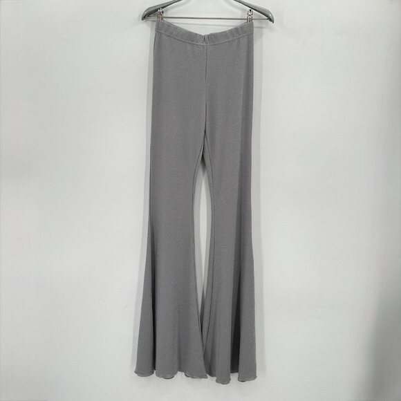 Sleeper Lurex Lounge Suit with Pants in Silver Metallic sz S Small Matching Set - Picture 10 of 16